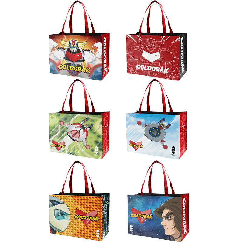 Goldorak Sac Cabas Reutilisables Eco Bag Spazer 50X40X20cm
