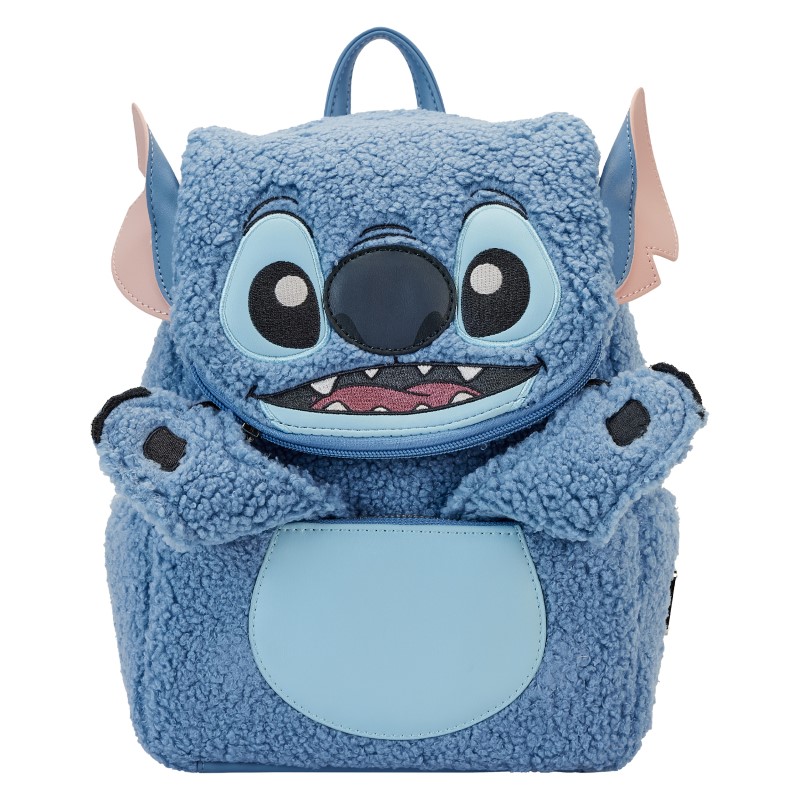 Disney Loungefly Mini Sac A Dos Stitch Plush Pocket 