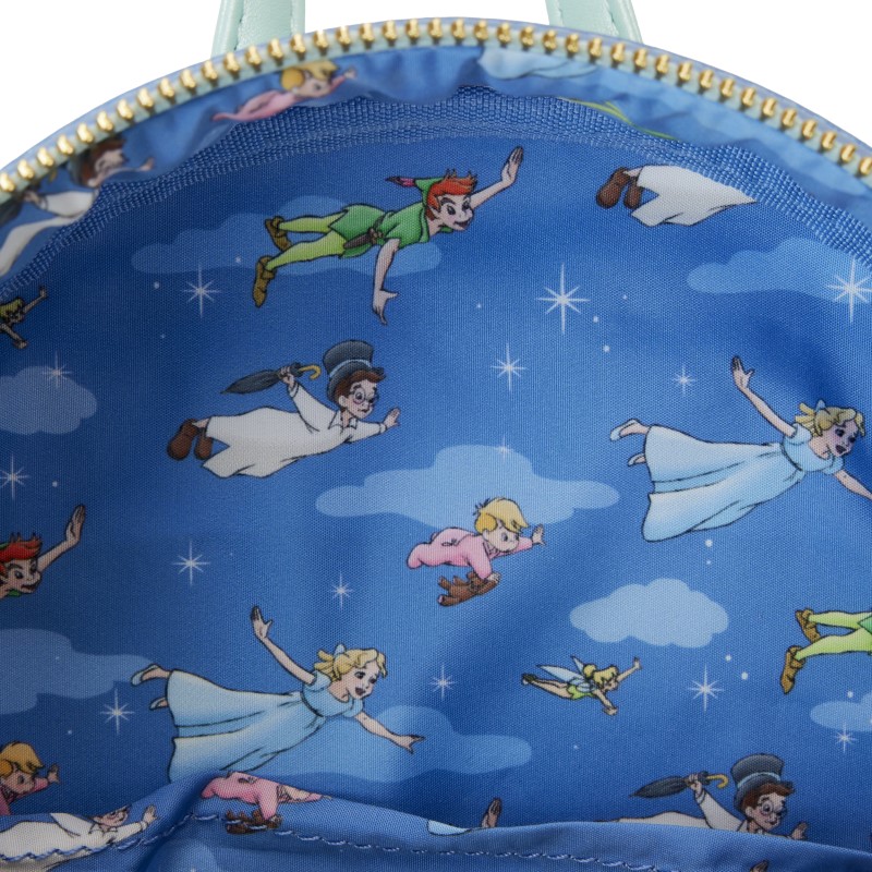 Disney Loungefly Mini Sac A Dos Peter Pan You Can Fly Glows