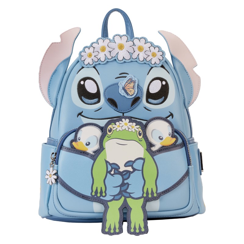 Disney Loungefly Mini Sac A Dos Lilo & Stitch Springtime Stitch Cosplay 