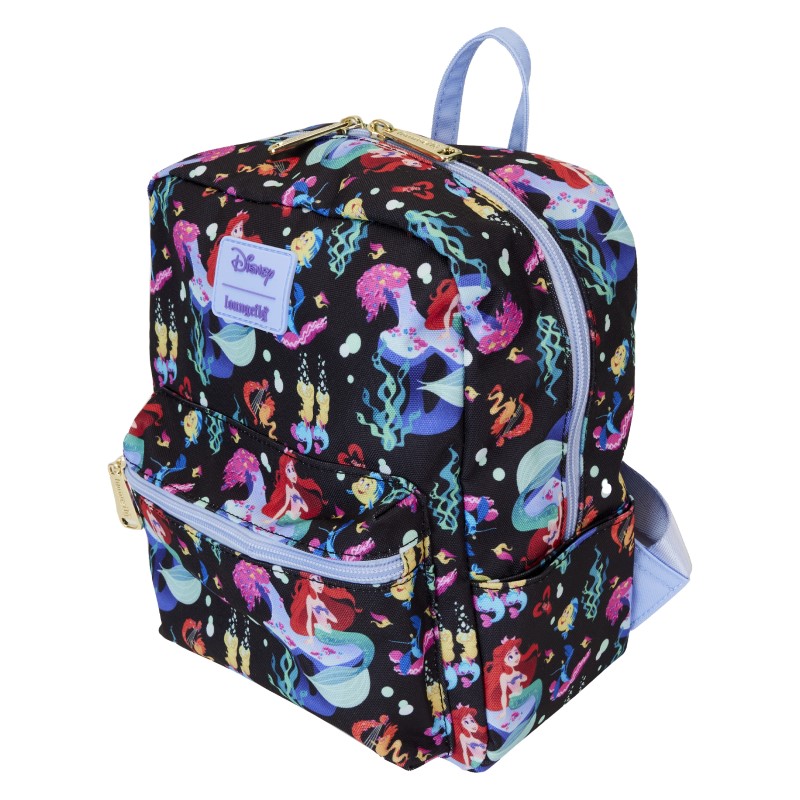 Disney Loungefly Sac A Dos Nylon Little Mermaid Petite Sirene 35Th Anniv 