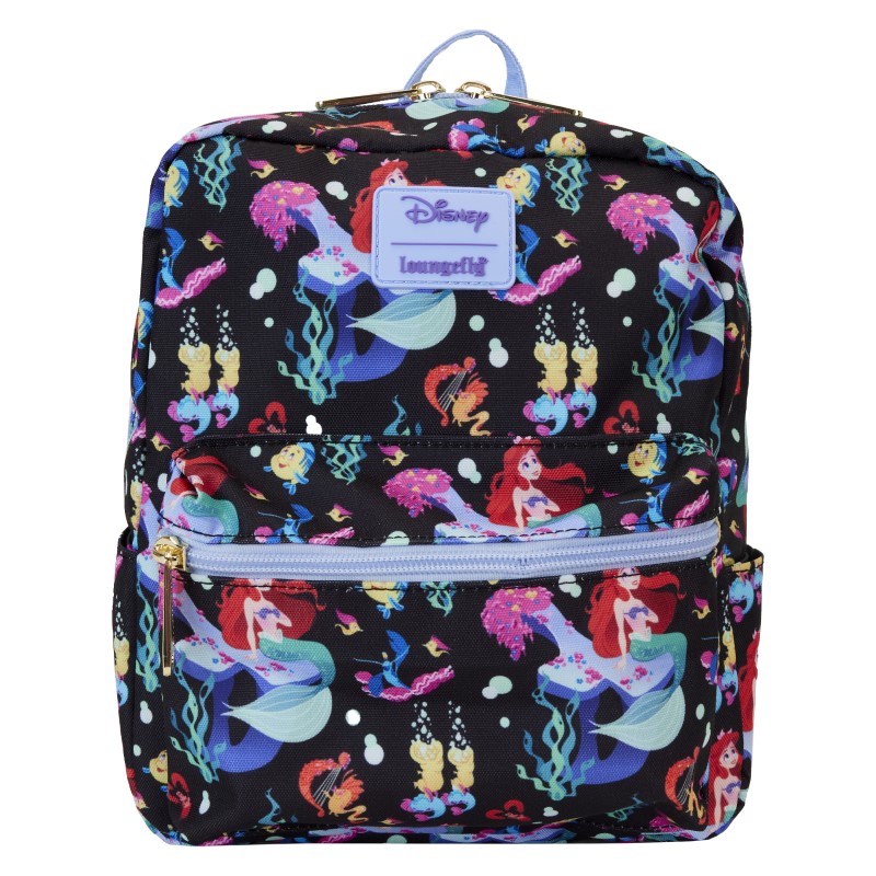 Disney Loungefly Sac A Dos Nylon Little Mermaid Petite Sirene 35Th Anniv 