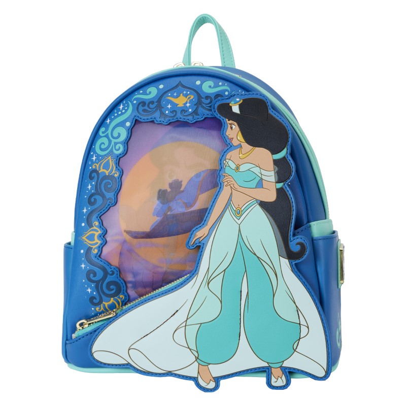 Disney Loungefly Mini Sac A Dos Aladdin Princess Jasmine Lenticular