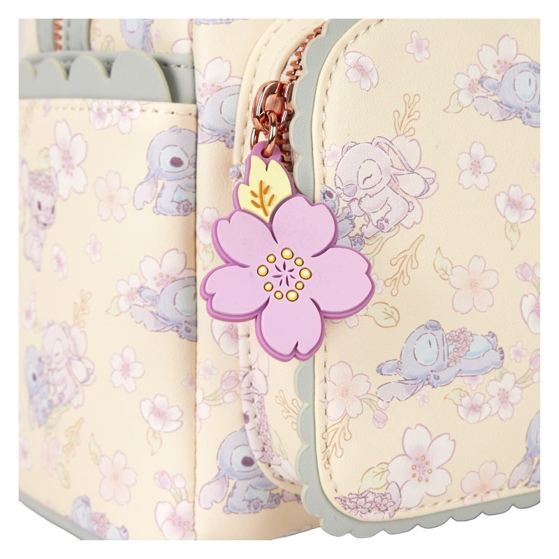 Disney Loungefly Mini Sac A Dos Cute Stitch Cherry Blossom