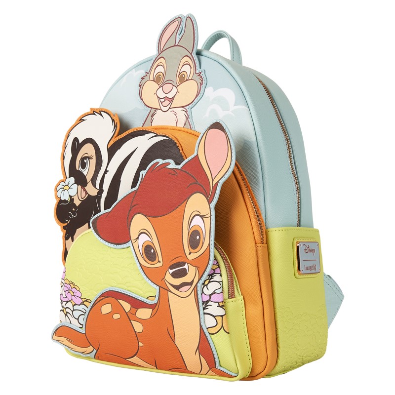 Disney Loungefly Mini Sac A Dos Triple Poche Bambi
