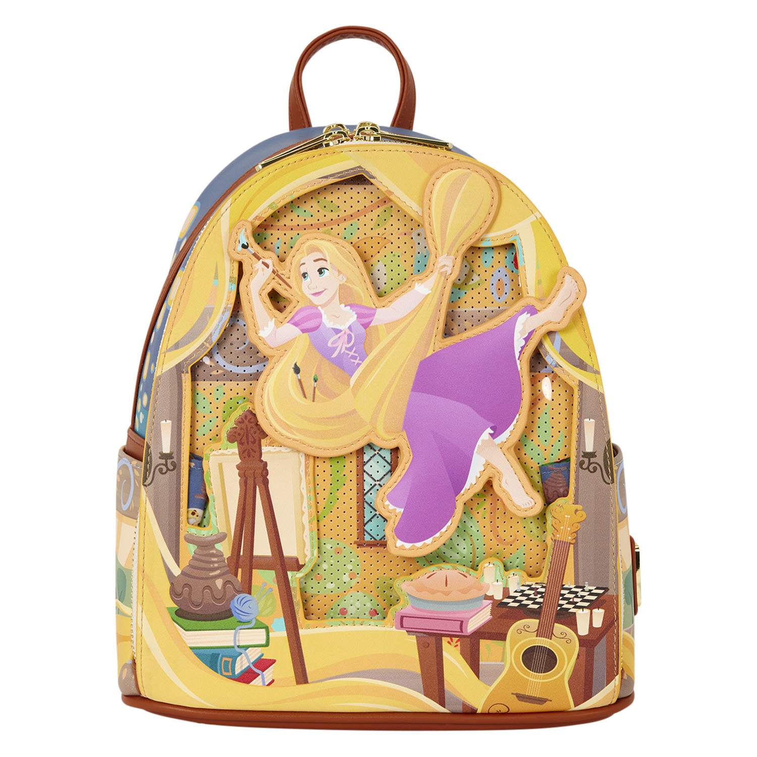 Disney  Loungefly Mini Sac A Dos Tangled Rapunzel Raiponce Painting