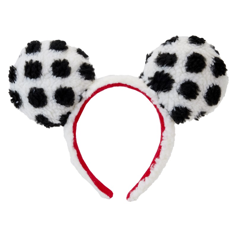 Disney Loungefly Serre-Tete Minnie Rocks The Dots Sherpa