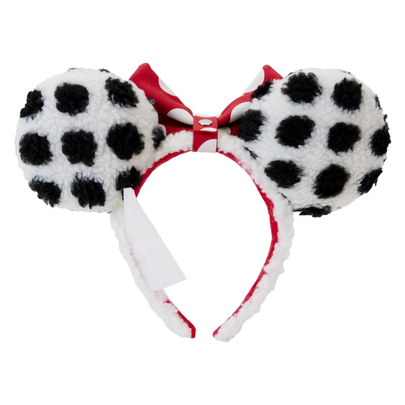 Disney Loungefly Serre-Tete Minnie Rocks The Dots Sherpa