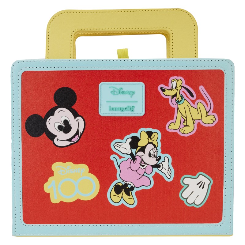 Disney Loungefly Cahier Stationary Lunchbox Journal 100Th Anniv Mickey And Friends 