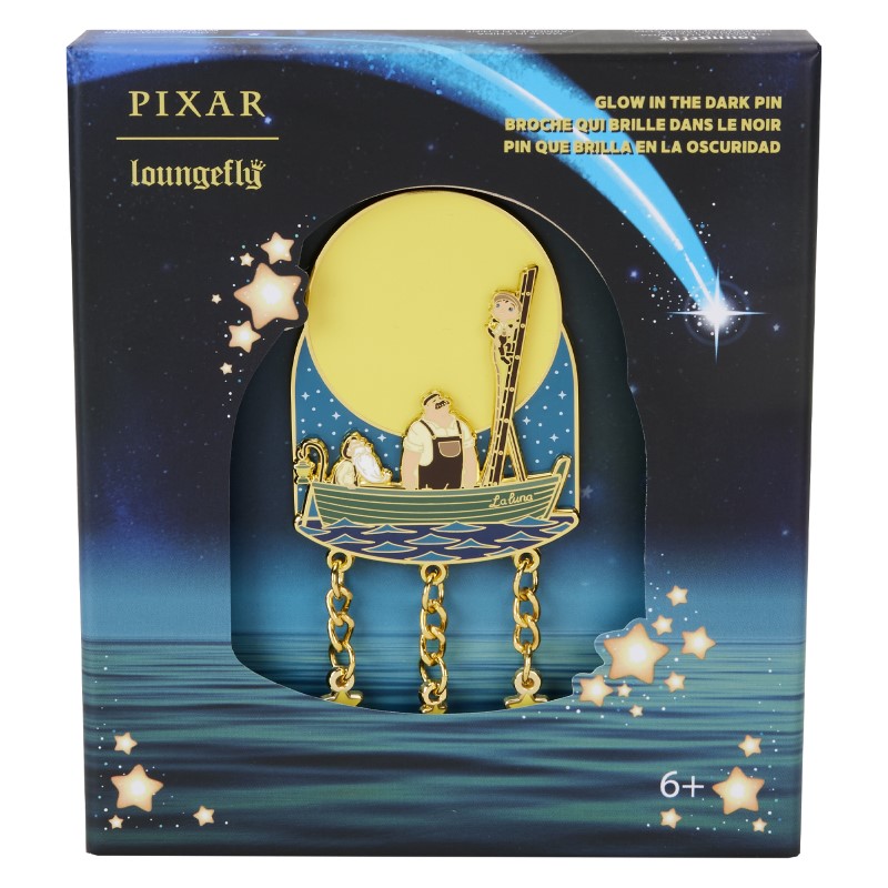 Pixar Loungefly Pins Collector Box La Luna Glow In The Dark