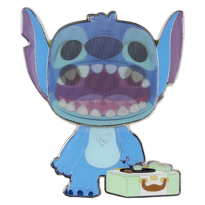 Disney Pop Pins Lilo And Stitch Stitch With Record Player