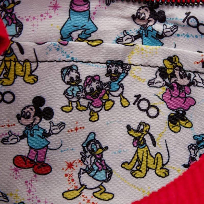 Disney Loungefly Sac A Main 100Th Anniv Mickey Hands 