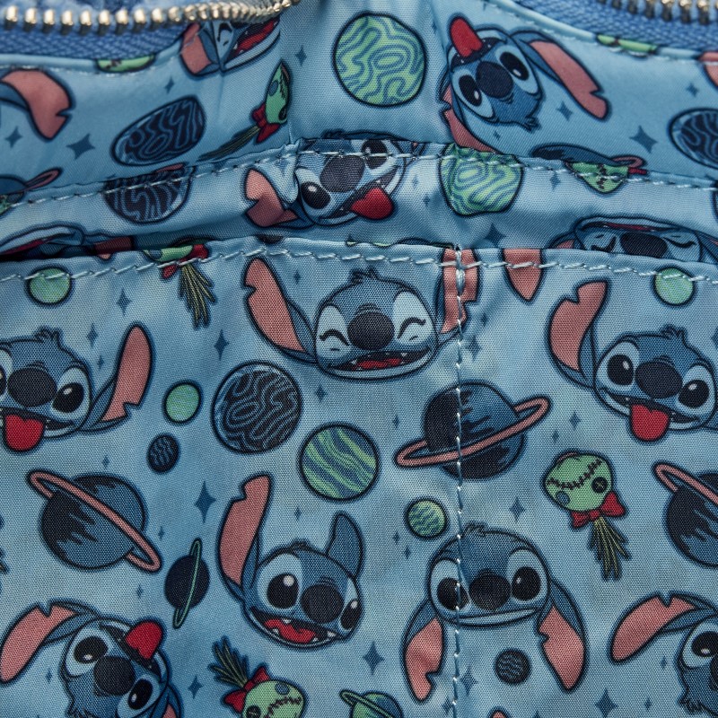 Disney Loungefly Tote Bag Stitch Plush With Coin 