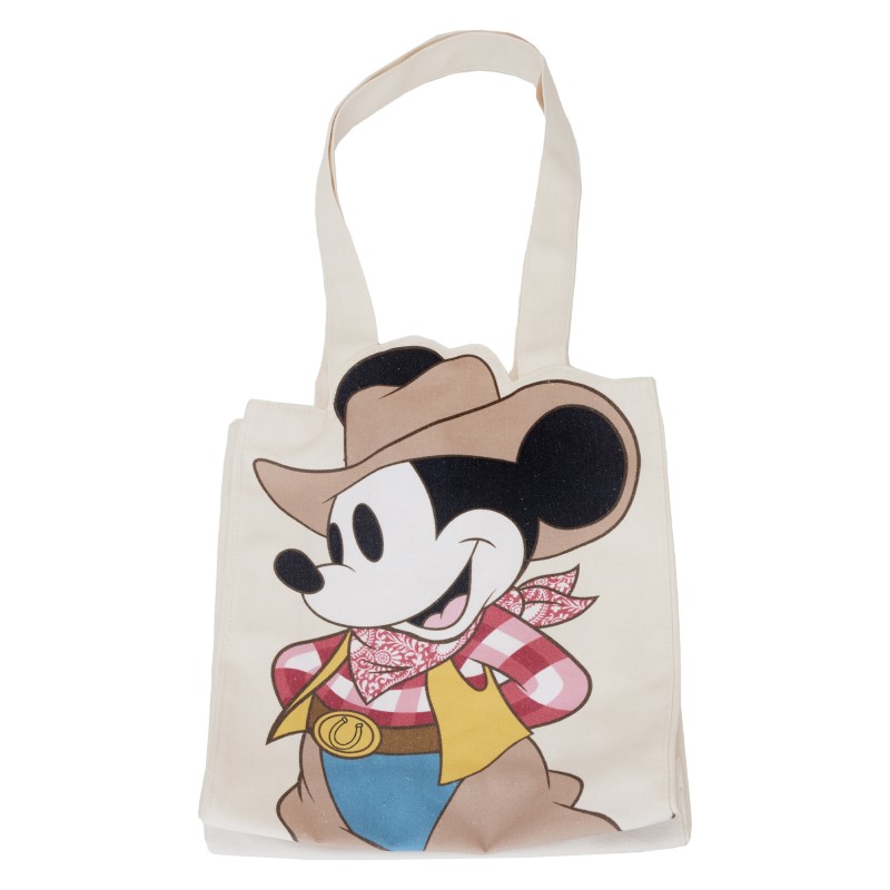 Disney Loungefly Sac Tissu Western Mickey Mouse Canvas