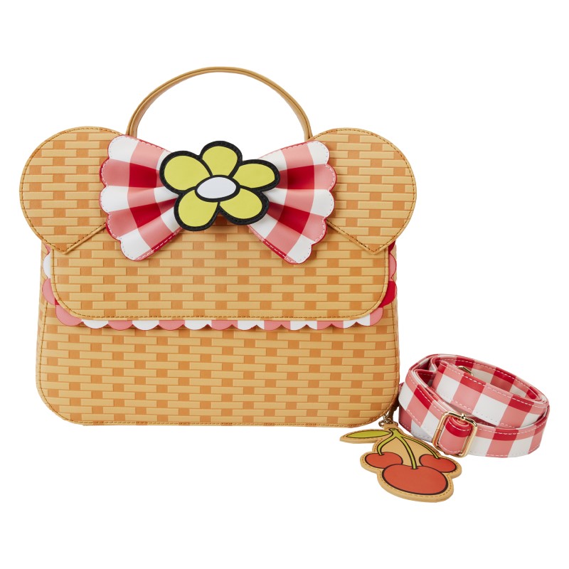 ID9 Disney Loungefly Sac A Main Minnie Mouse Picnic Basket
