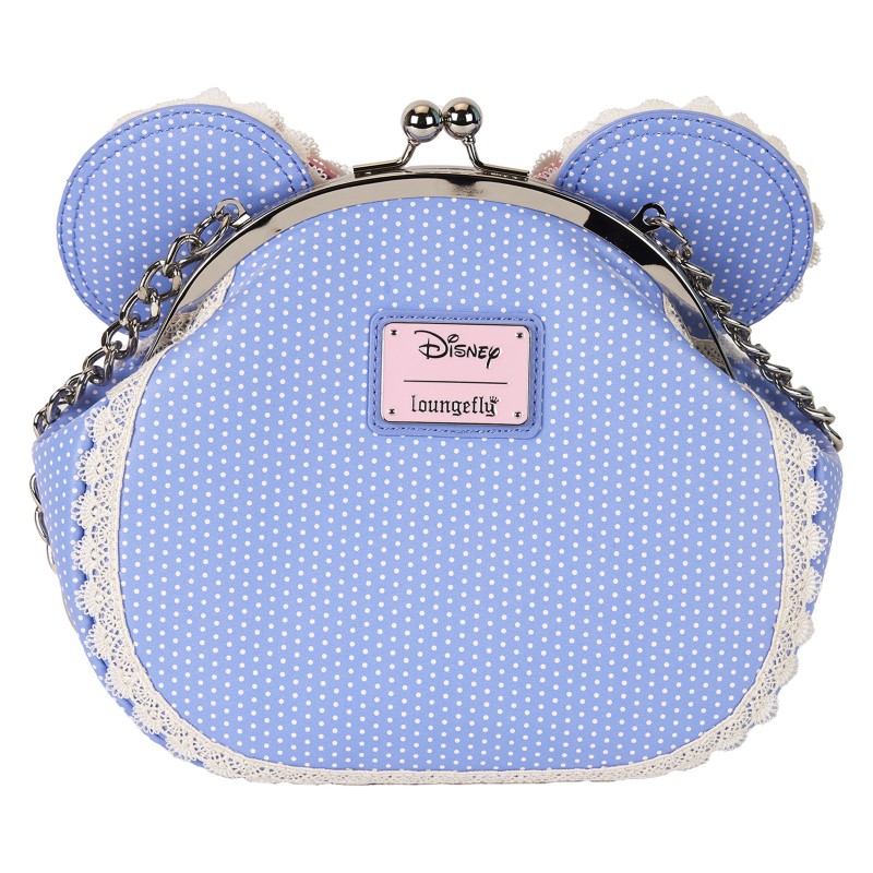 Disney Loungefly Sac A Main Minnie Floral And Lace Kisslock