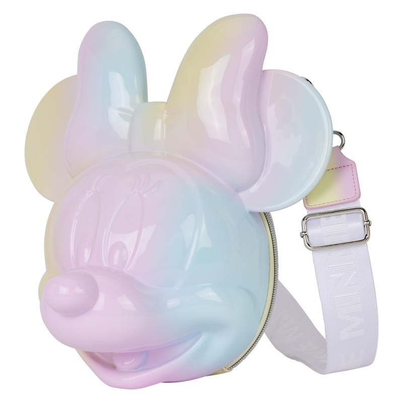 Disney Loungefly Minnie Mouse Tie Dye Molded Crossbody Bag
