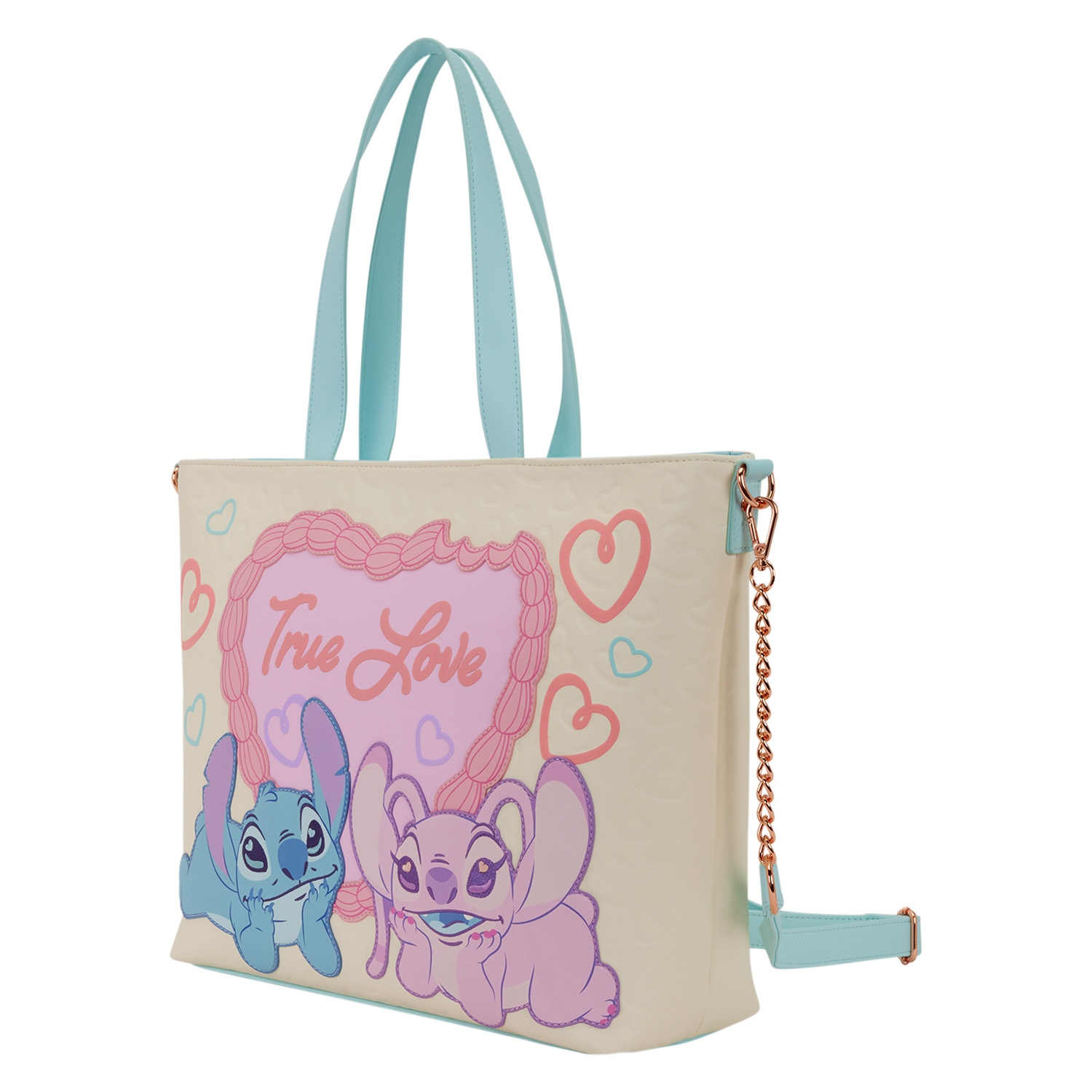 Disney Loungefly Sac Tissu Tote Bag Lilo & Stitch True Love
