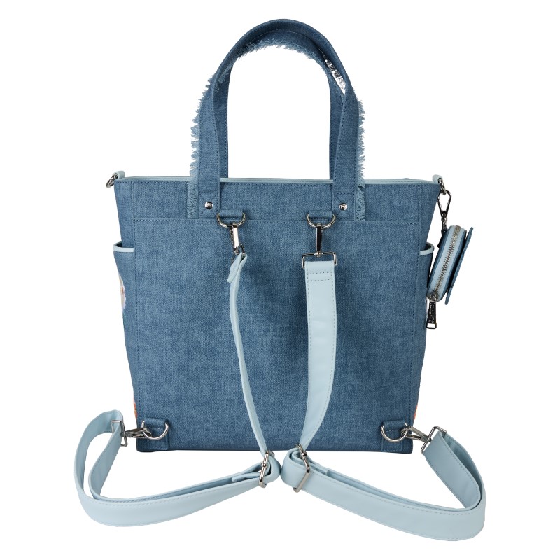 Disney Loungefly Sac A Dos Convertible Dogs & Cats Faux Denim