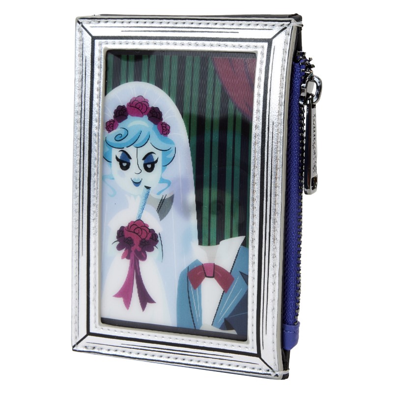 Disney Loungefly Porte Carte Haunted Mansion Black Widow Bride