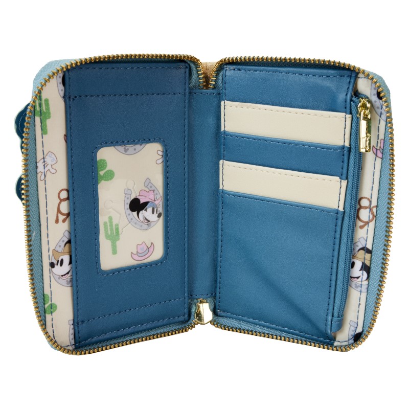 Disney Loungefly Portefeuille Western Mickey And Minnie