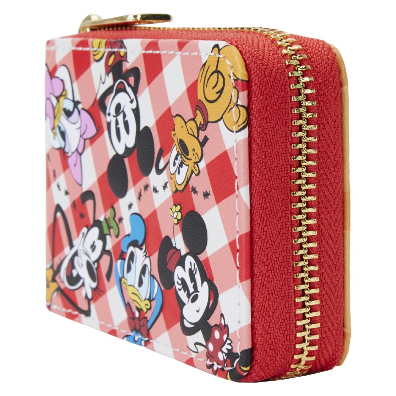 Disney Loungefly Portefeuille Mickey And Friends Picnic