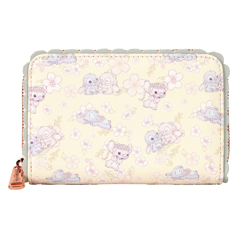 Disney Loungefly Portefeuille Cute Stitch Cherry Blossom