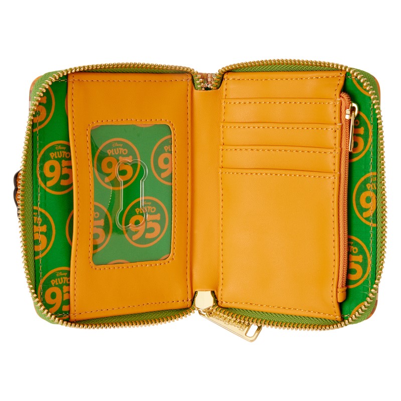 Disney Pluto 95Th Anniversary Zip Around Wallet