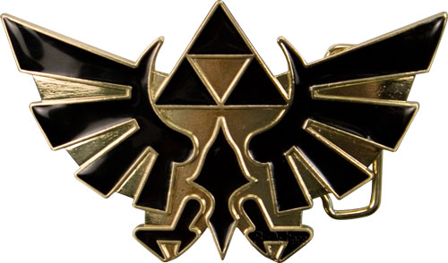 Zelda Boucle de Ceinture logo Triforce Twilight Princess