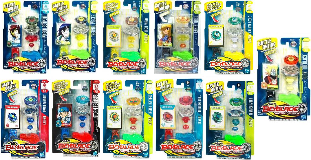 Beyblade Metal Fusion toupie simple pack x12