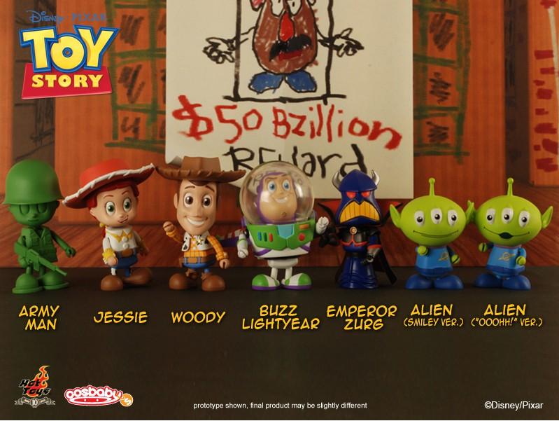 Toy Story Cosbaby 7cm boite de 8 Disney