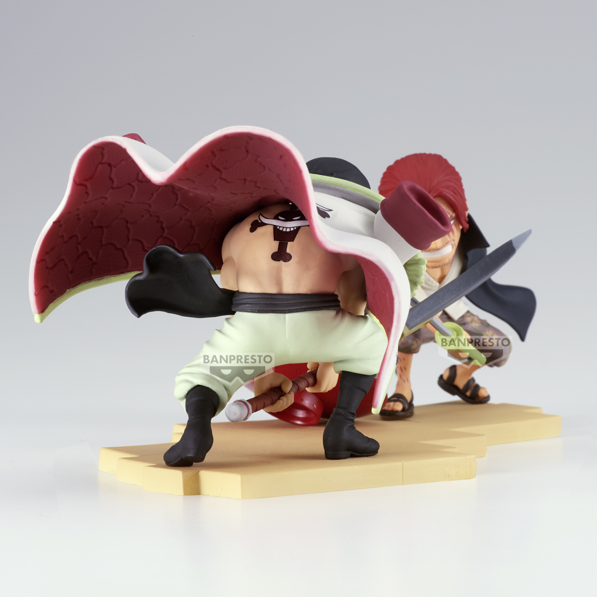 One Piece WCF Log Stories Edward Newgate Vs Shanks 13cm W127