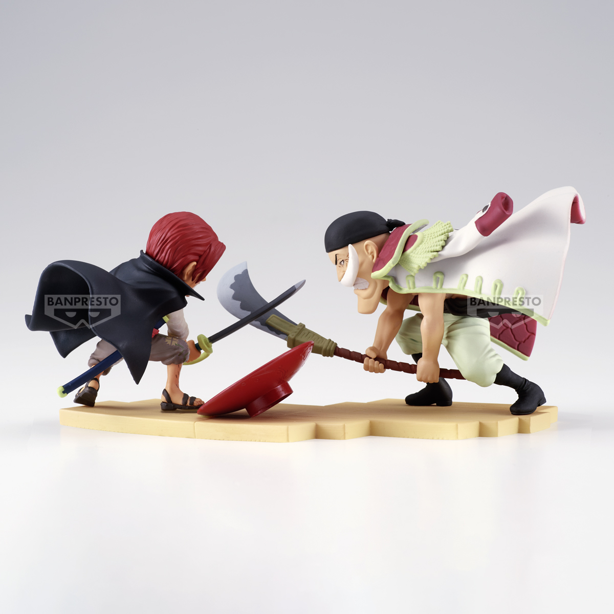 One Piece WCF Log Stories Edward Newgate Vs Shanks 13cm W127