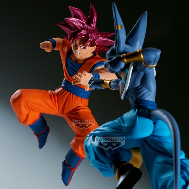 DBZ Dragon Ball Super Match Makers Super Saiyan God Son Goku 12cm w128