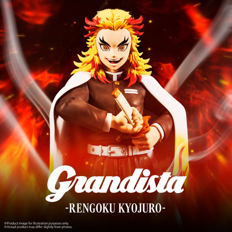 Demon Slayer Kimetsu No Yaiba Grandista Kyojuro Rengoku 24cm W129
