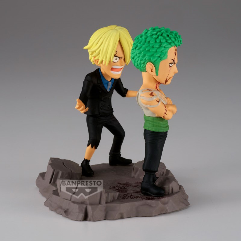 One Piece Wcf Log Stories Zoro & Sanji Nothing  At All!!! 8cm W130