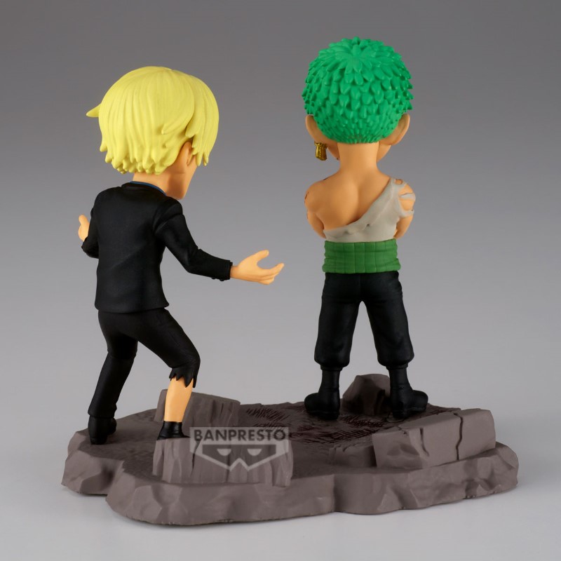 One Piece Wcf Log Stories Zoro & Sanji Nothing  At All!!! 8cm W130