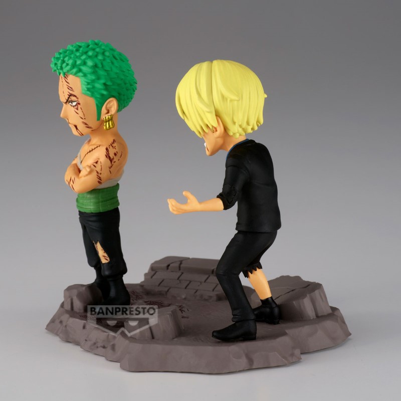 One Piece Wcf Log Stories Zoro & Sanji Nothing  At All!!! 8cm W130