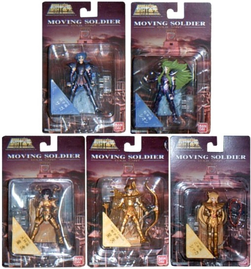 Saint Seiya moving soldiers 2 Gold Saint set de 5