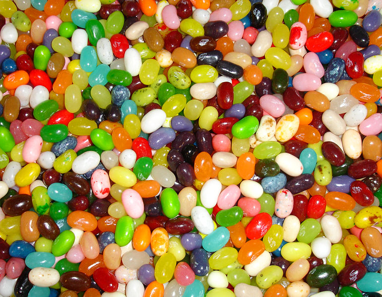 Jelly Belly 50 parfums assortis sac vrac de 1kg