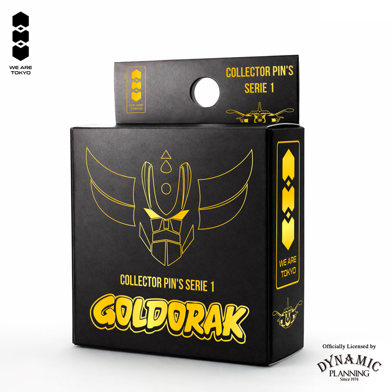 Goldorak Mystery Box Pins Set B 5cm Asst 6pcs